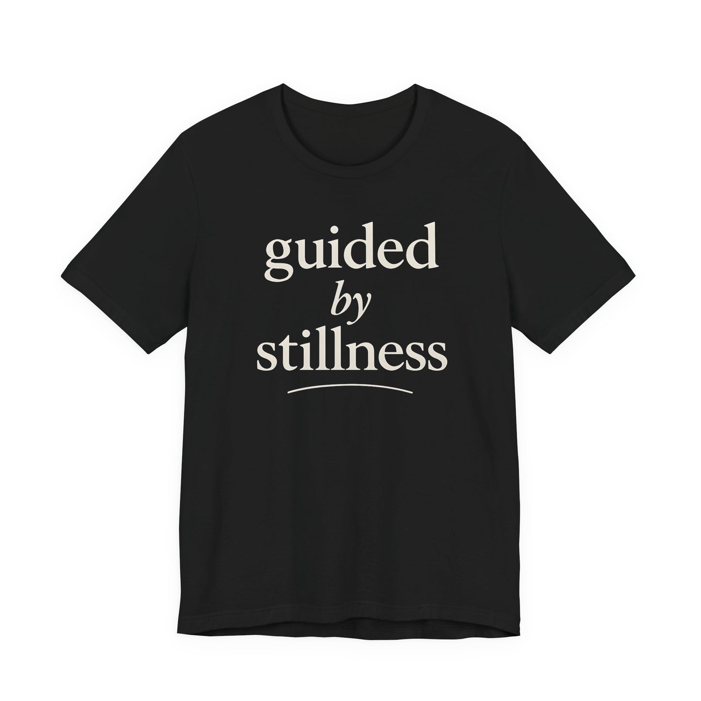 Guided by Stillness – Soft Spoken Tee • Bella + Canvas 3001