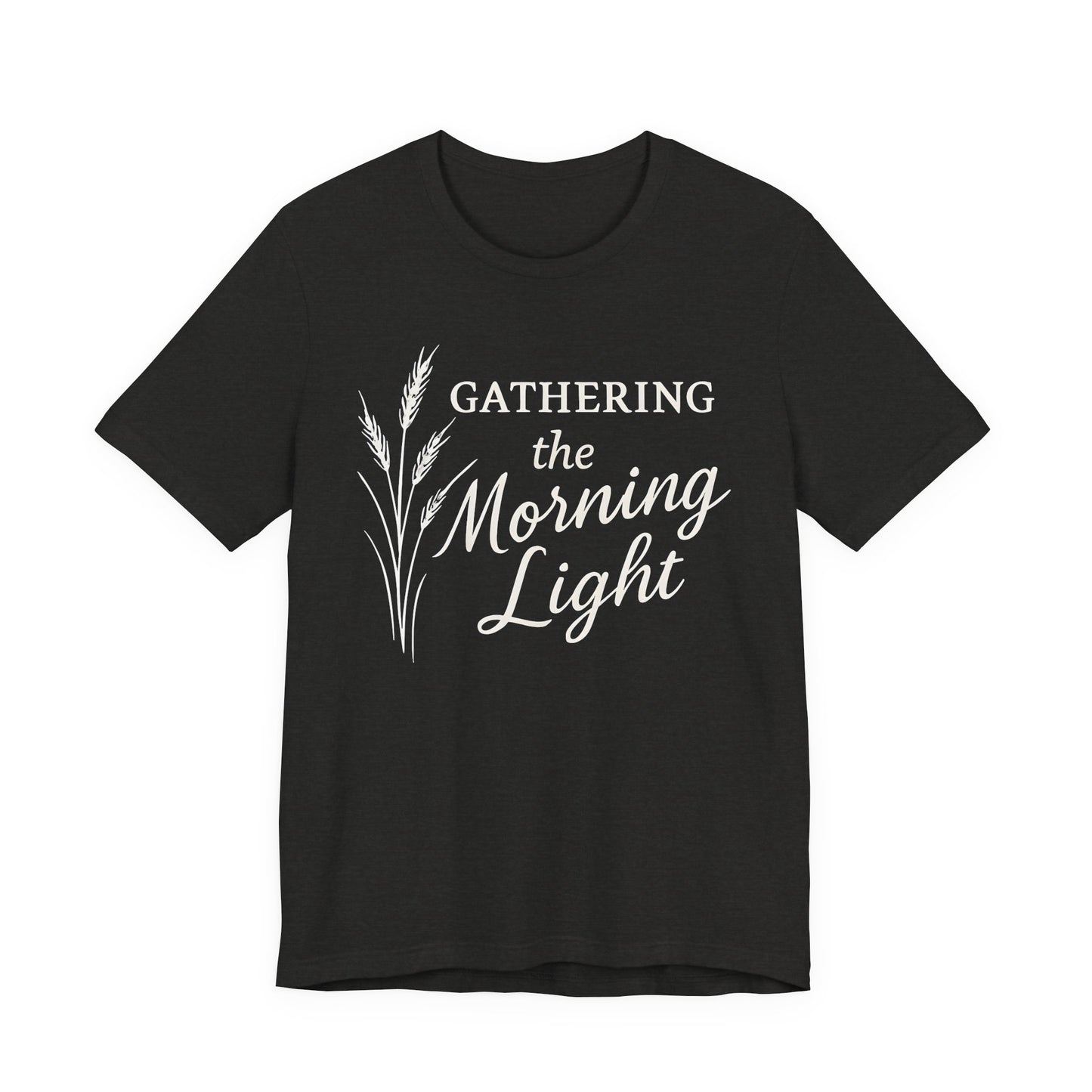 Gathering the Morning Light — Bella + Canvas 3001 Minimal Graphic Tee