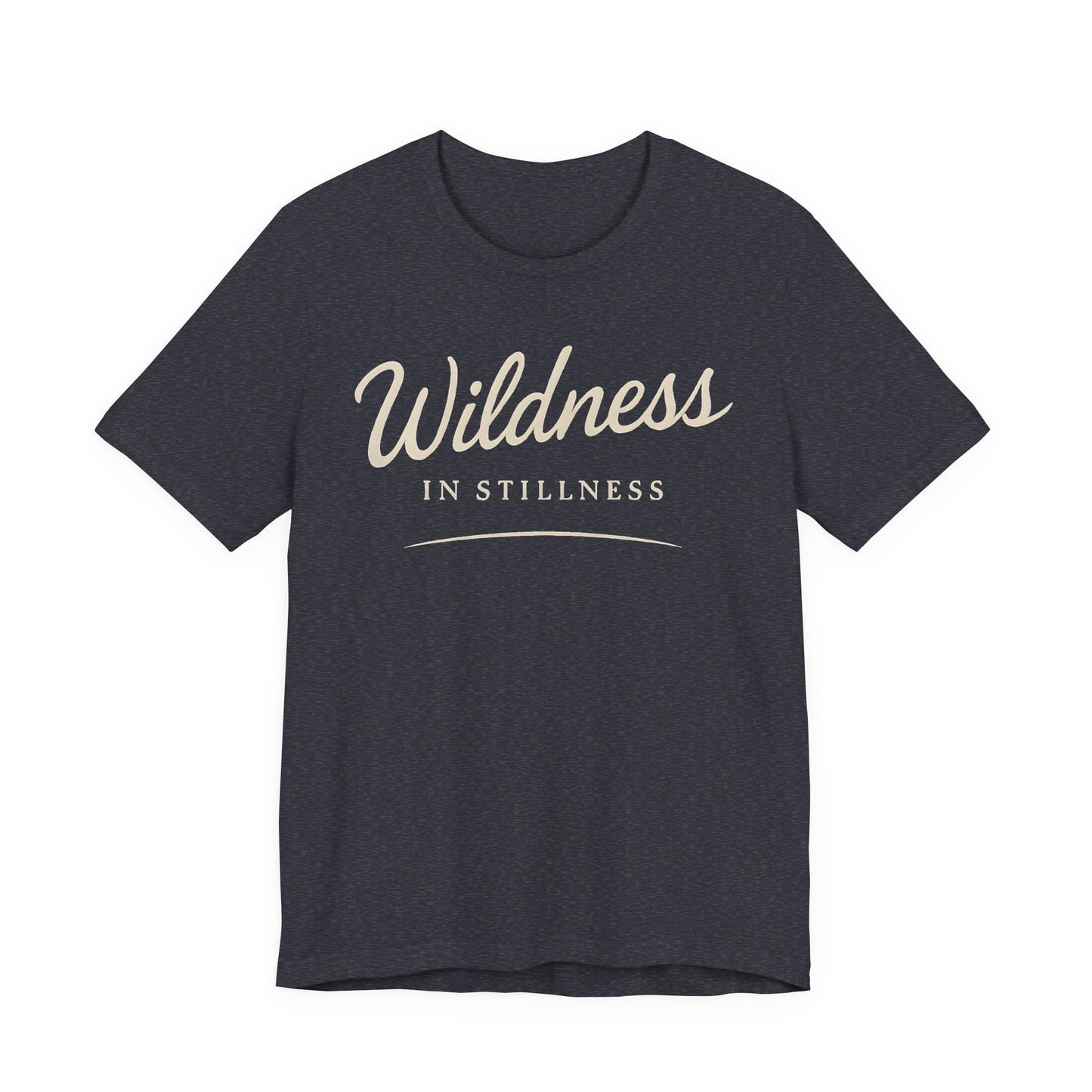 Wildness in Stillness — Bella + Canvas 3001 Minimal Graphic Tee