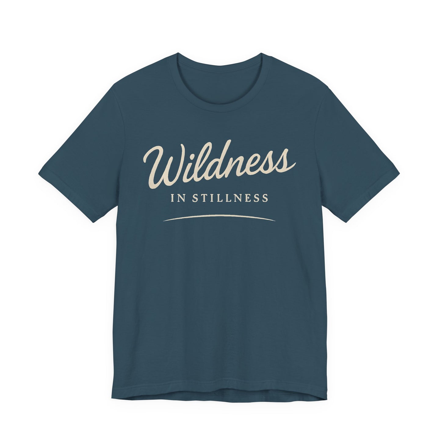 Wildness in Stillness — Bella + Canvas 3001 Minimal Graphic Tee