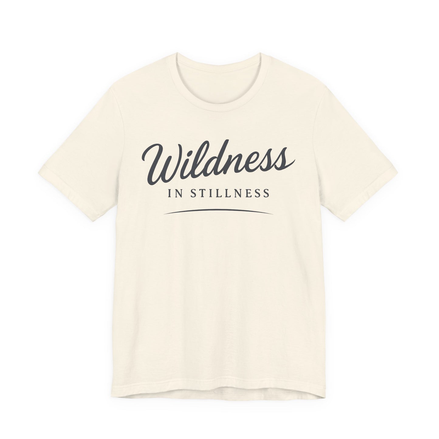 Wildness in Stillness — Bella + Canvas 3001 Minimal Graphic Tee