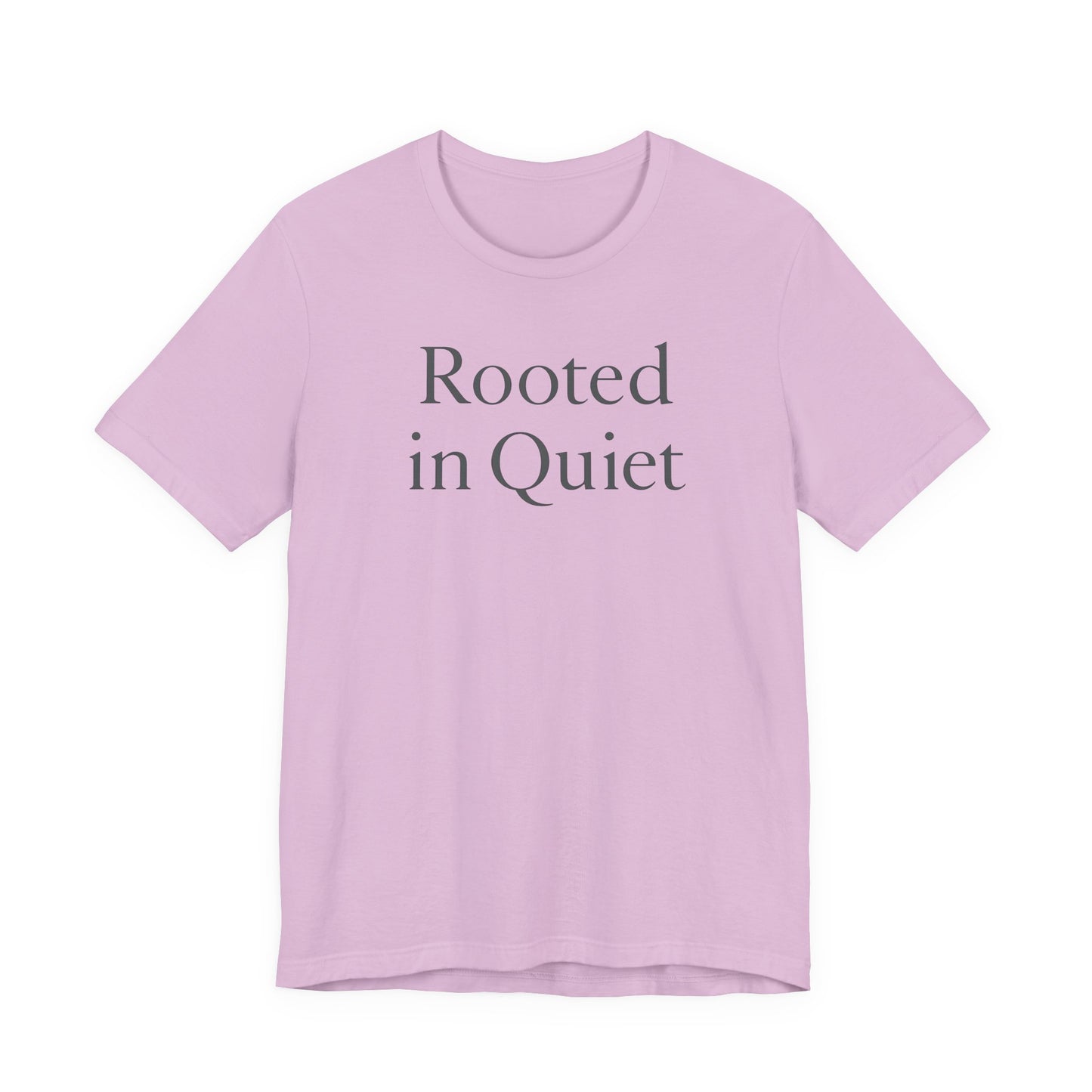 Rooted in Quiet – Soft Spoken Tee • Bella + Canvas 3001