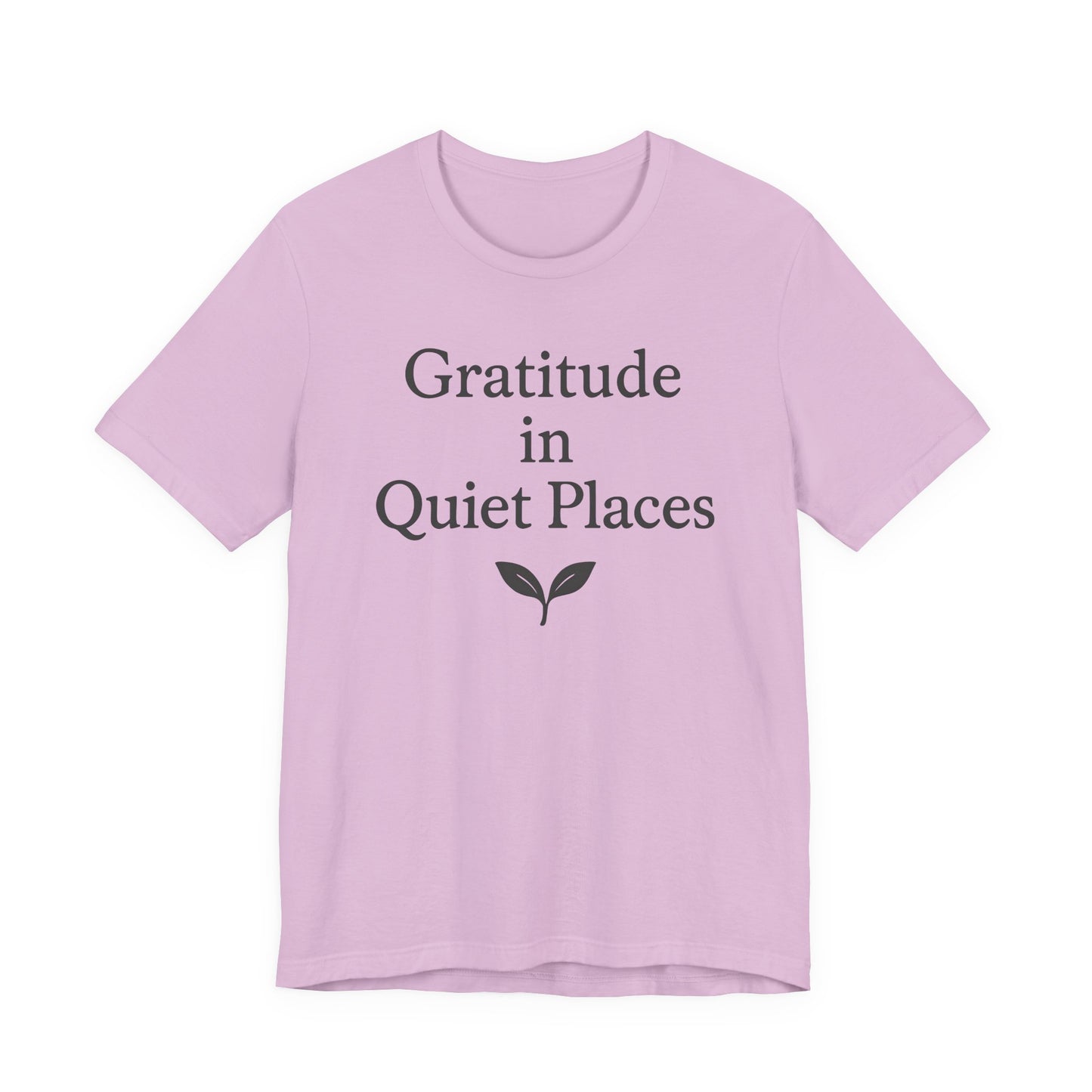 Gratitude in Quiet Places – Soft Spoken Tee • Bella + Canvas 3001
