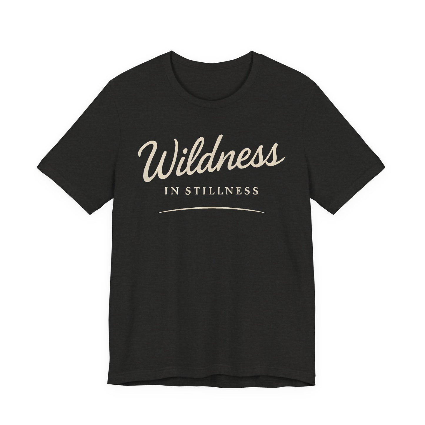Wildness in Stillness — Bella + Canvas 3001 Minimal Graphic Tee