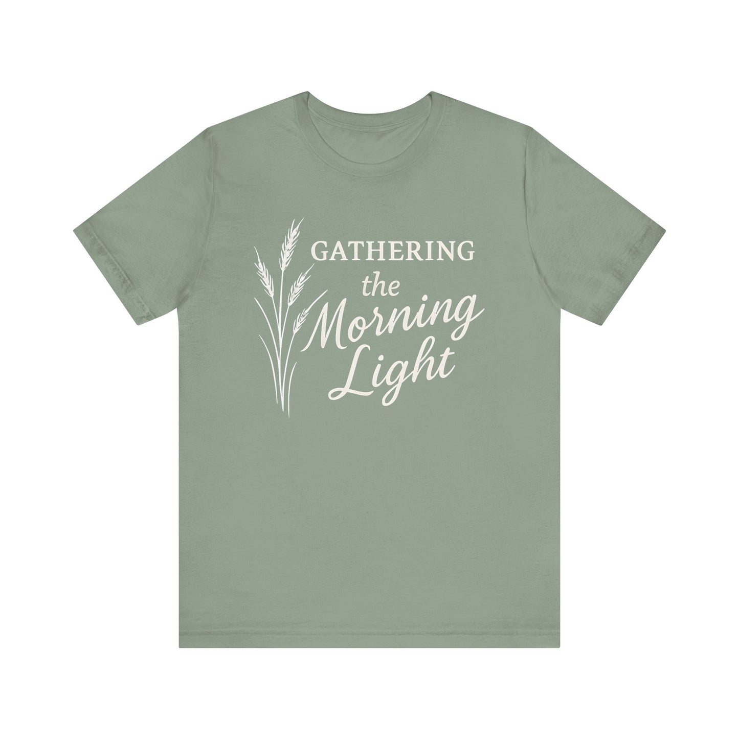Gathering the Morning Light — Bella + Canvas 3001 Minimal Graphic Tee