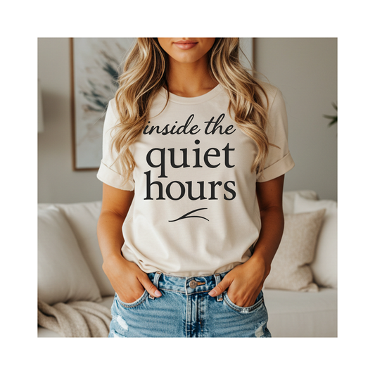 Inside the Quiet Hours – Soft Spoken Tee • Bella + Canvas 3001